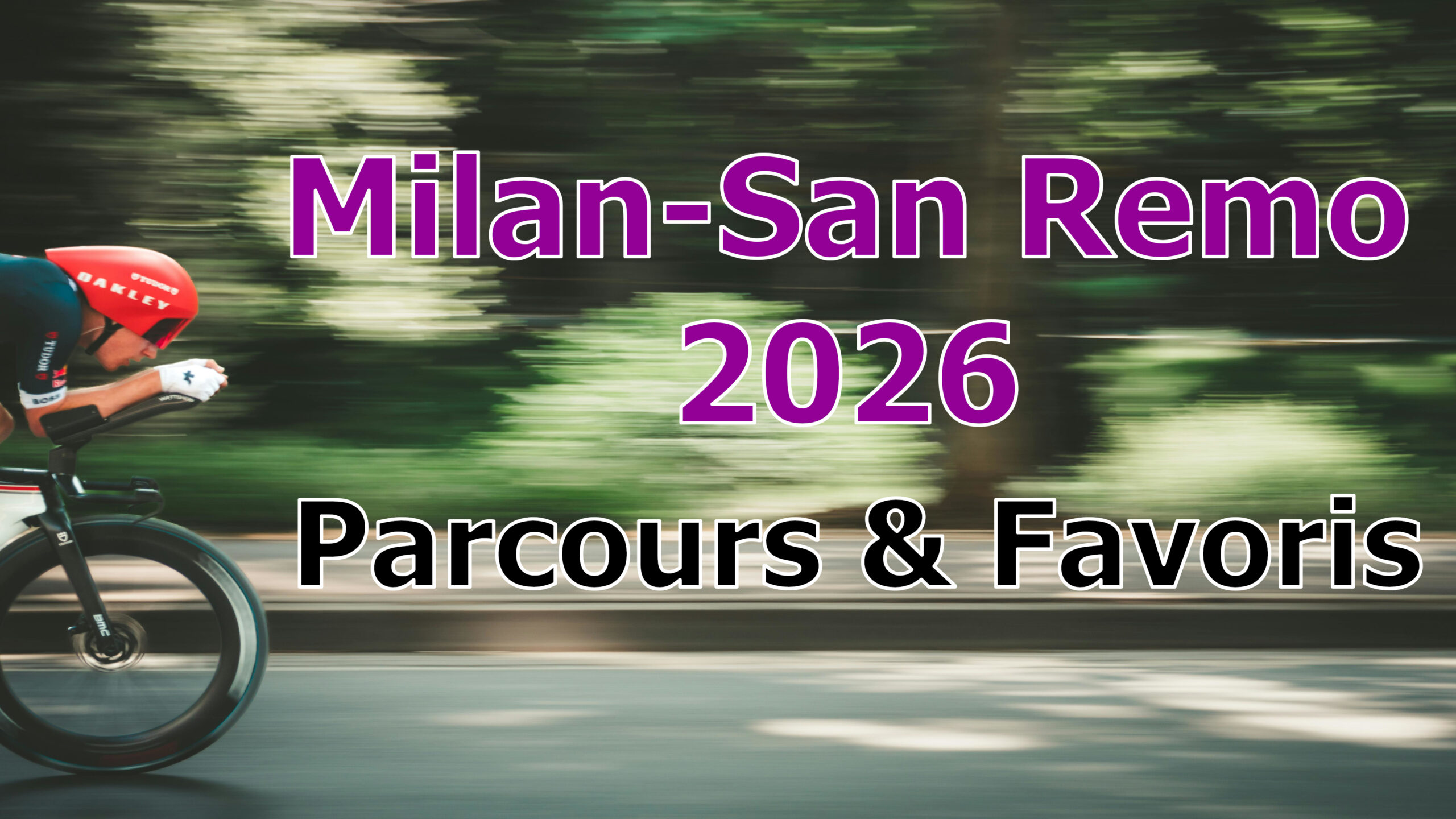 milan san remo parcours favoris